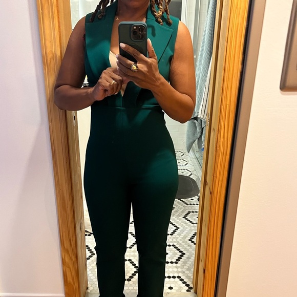 SOLD! Cushnie Et Ochs Stretch Green Jumpsuit - Picture 8 of 8